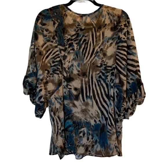 Elegant Alberto Makali Sheer Blouse * large - Picture 6 of 16